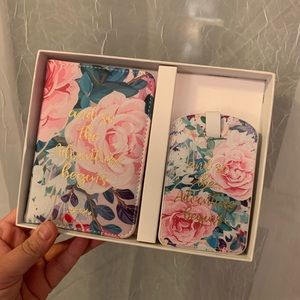 NWOT Miss To Mrs Luggage Tag & Passport Cover